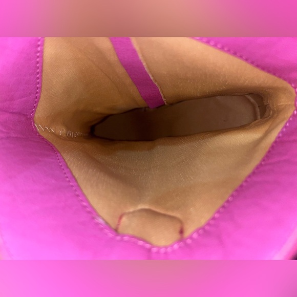 Women’s rhinestone cowboy style heeled boots sz 9 (pink) - Picture 12 of 13